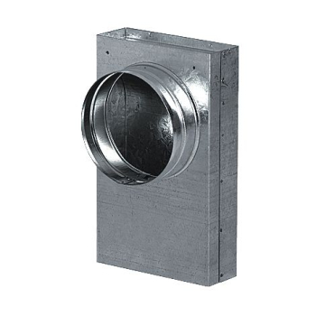 Redukce hranatá 150x50 mm 90*, kanál - flex 100 mm