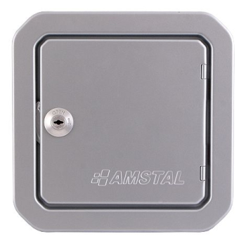 Revizní komínová dvířka 140x140 mm, stříbrná