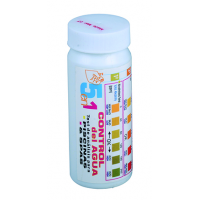 AquaChek Testovací proužky 5v1(pH/vol.Cl/alkal./brom/tvrd.) - 50ks