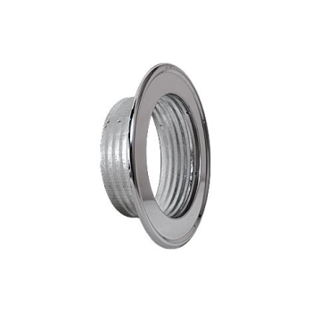 Růžice k hliníkovému potrubí 150 mm chrom