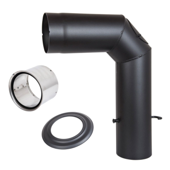 Set 150 mm s pevným kolenem 2 mm (koleno, zděř, růžice)