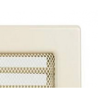 Kratki mřížka krémová lakovaná 22x22 s žaluzií