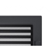 Kratki mřížka grafitová lakovaná 22x37 s žaluzií