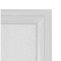 Kratki mřížka Oskar bílá lakovaná 17x30 bez žaluzie