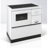 Sporák na tuhá paliva Thorma OKONOM 75 FIKO De Luxe bílý levý bílá