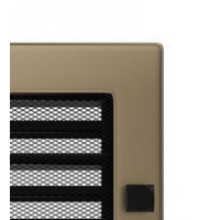 Kratki mřížka zlatá galvanizovaná 17x49 s žaluzií