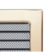 Kratki mřížka pozlacená 17x37 s žaluzií