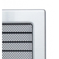 Kratki mřížka nerezová 17x30 s žaluzií