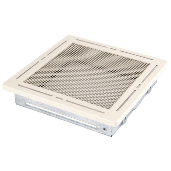 Krbová mřížka 16x16 cm, PREMIUM TREND krémový brokát