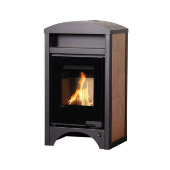 Krbová kamna AQUAFLAM VARIO ® BARMA 11/7kW dlažba Ořech