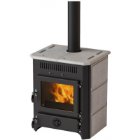 MBS - kamna SD THERMO VULKAN ČERNÁ + MASTEK KOMPLET