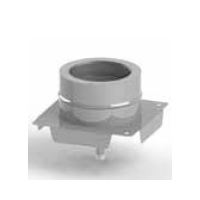 Základová deska se spodním odtokem kondenzátu KS401 160 mm (síla plechu 1,0 mm + izolace 50 mm)