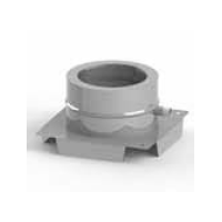 Základová deska s bočním odtokem kondenzátu KS402 160 mm (síla plechu 1,0 mm + izolace 50 mm)