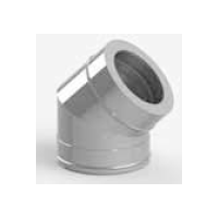 Koleno 45° KS421 200 mm (síla plechu 0,6 mm + izolace 32 mm)