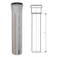 HTEM trubka s hrdlem DN 160/150mm