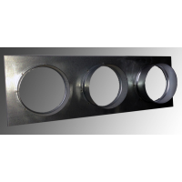 Pozinkovaný adaptér TRIO 490/185, průměr 150mm