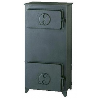 Kamna Thorma Filex Marburg šedý lak - na uhlí a dřevo