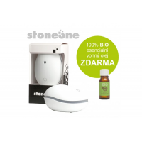 Ultrasonický aroma difuzér Hanscraft STONEONE - bílý