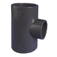 T-kus 90° lep/lep - redukce 63x32 mm