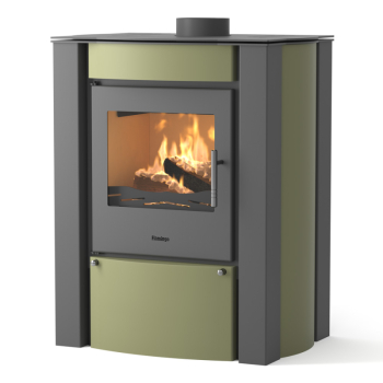 Krbová kamna FLAMINGO ® AMOS olivová