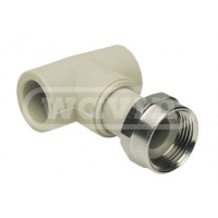 PPR - T - KUS PŘECHODKA PLASTOVÁ S PŘEVLEČNOU MATICÍ D 32x3/4