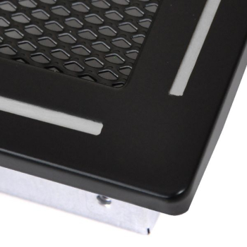 Krbová mřížka 10x20 cm, PREMIUM TREND černý mat
