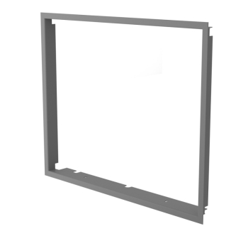 Krycí rámeček krbové vložky FLAMINGO ® M9, 20 mm, šedý