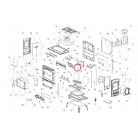 La Nordica - Roztápěcí komínová klapka pro kamna ISETTA, ISOTTA