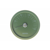 RENTO Teploměr do sauny kulatý - břízově zelený