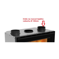 La Nordica - Hrdlo pro rozvod teplého vzduchu Inserto 50/60/70/80/100, průměr 120mm