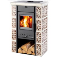 HAAS+SOHN - ČIČMANY - kachle slonová kost/hnědá+transparentní