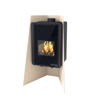 Krbová kamna FLAMINGO DELUXE ® ISLAND, krémová