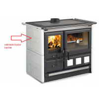 La Nordica - náhradní boční kachle pro ROSA XXL maiolica - bílá