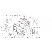 La Nordica - Isotta a Isotta forno - náhradní levý litinový deflektor - díl 56