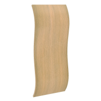 Opěrka zad do sauny - Cedr/tvar vlny