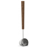 Saunová naběračka Deluxe - Cedr/Nerez