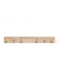 4-místný věšák na saunu - Borovice