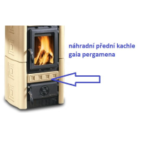 La Nordica - náhradní kachle přední - gaia pergamena