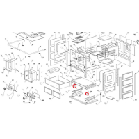 La Nordica - Kolejnice šuplíku (kompletní sada 2 ks) - ROSA