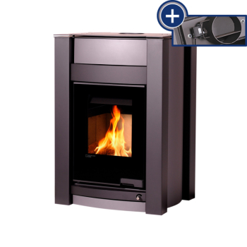 Krbová kamna AQUAFLAM VARIO ® KALMAR 11/5kW šedá, elektronická regulace