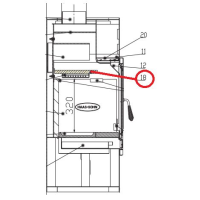 Náhradní díl pro HAAS+SOHN - CLONA 25*260*445-LACFIRE 1500 - 50501490005