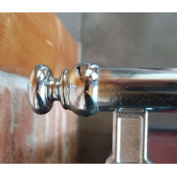 La Nordica - chromová koncovka madla - sporák ROSA, ROSETTA