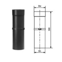 KARL - Teleskopická roura 120mm, délka 600 - 900mm - kouřovod s přímou funkcí komínu