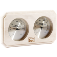 Saunový teploměr s vlhkoměrem - ASPEN