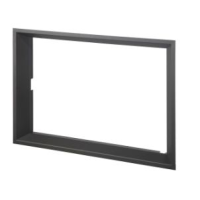 HAAS+SOHN - Zazdívací rámeček ke krbové vložce Jonava IV, černý plech
