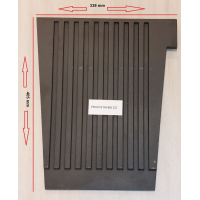 MBS - náhradní litinový díl do topeniště - díl zadní - MAGNUM provedení pravé - G00101