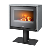 ABX OSAKA noha syenit včetně horní desky, černý plech