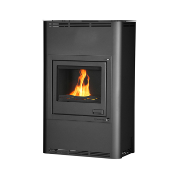 Krbová kamna AQUAFLAM ® 25 s výměníkem - černá, základní regulace