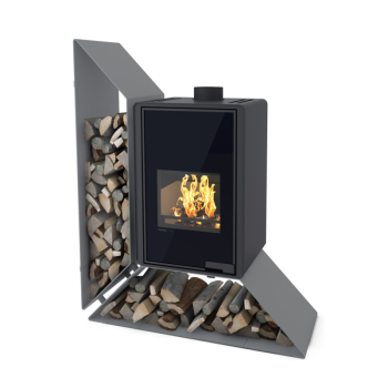Krbová kamna FLAMINGO DELUXE ® KAMPA levá, šedá