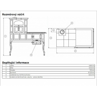 ABX Sporák kachlový zelený levý
